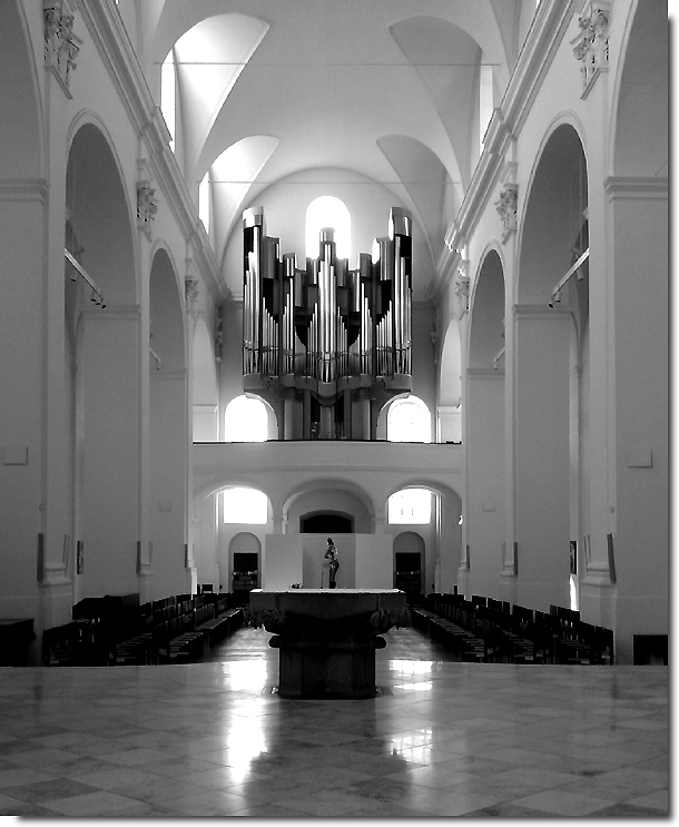 Hauptwerk der Klaisorgel Augustinerkirche