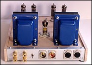 enigma-line 53 Verstärkermodul mit Edcor-Ausgangstransformatoren, Anschlussfeld