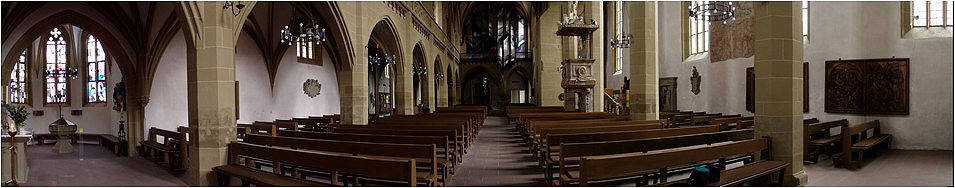 Panorama: St.Johannes und die Vleugels-Orgel...